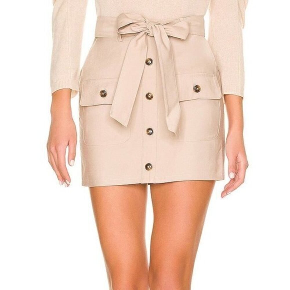 Lovers and Friends Cameron Mini Skirt - Light Tan